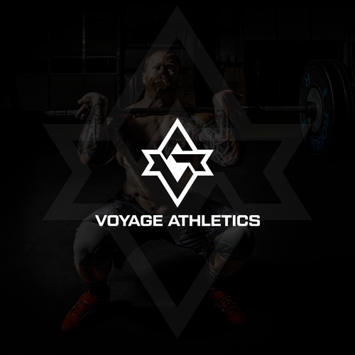 Voyage design with the title 'Voyage Athletics logo'