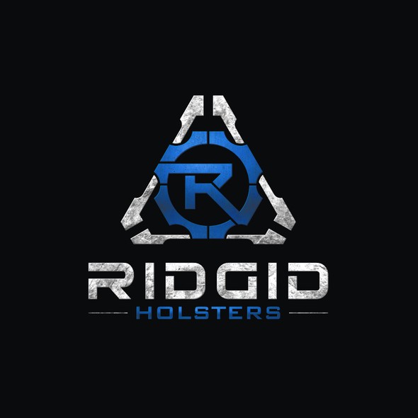 Scope logo with the title 'Ridgid Holsters - Logo Design'