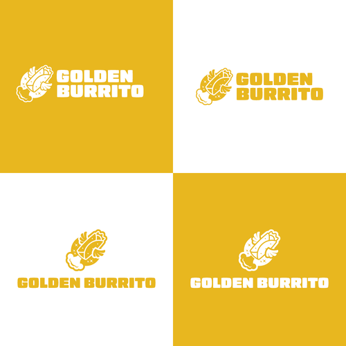 Burrito logo with the title 'Golden Burrito'