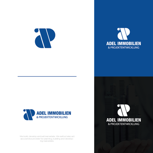 Mortgage brand with the title 'Real estate Logo'