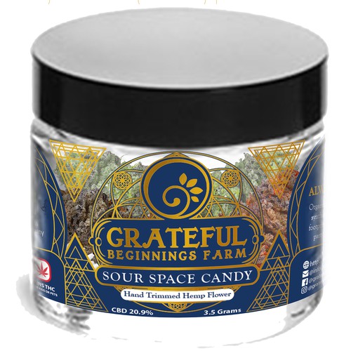 Retail packaging with the title 'Grateful Begginings'