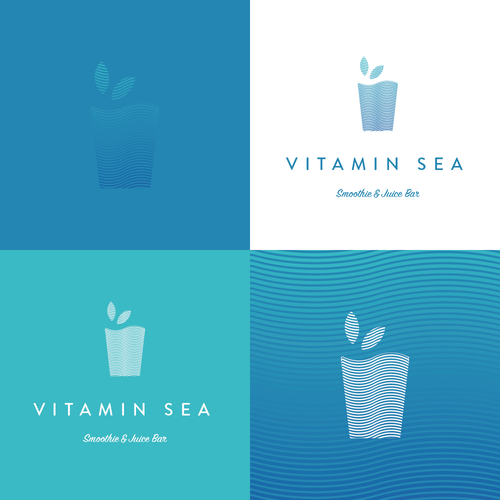 Smoothie logo with the title 'Logo for a Smoothie Bar'