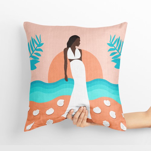 Woman design with the title 'Illustration'