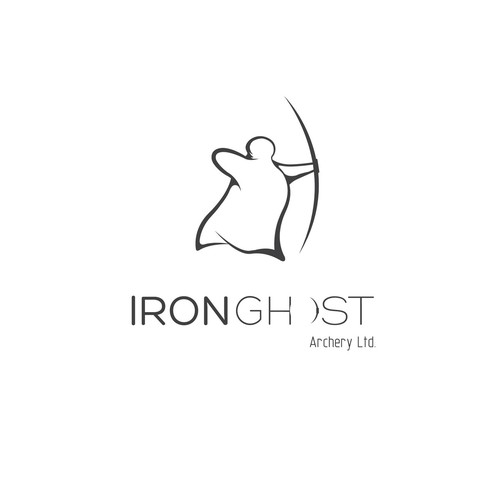 Iron design with the title 'sketch logo '