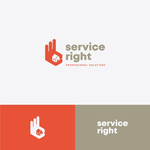 Solution brand with the title 'The right service '