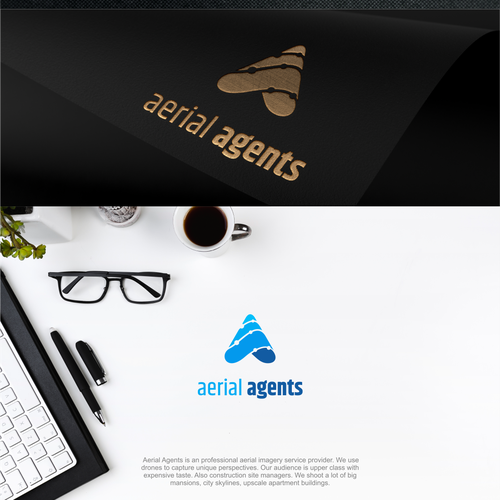 Iconic brand with the title 'drone pilot logo'