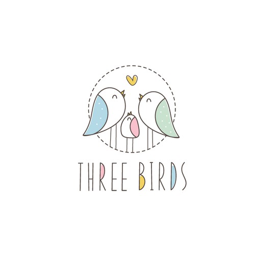 Baby clothing logo with the title 'Cute logo for baby apparel '