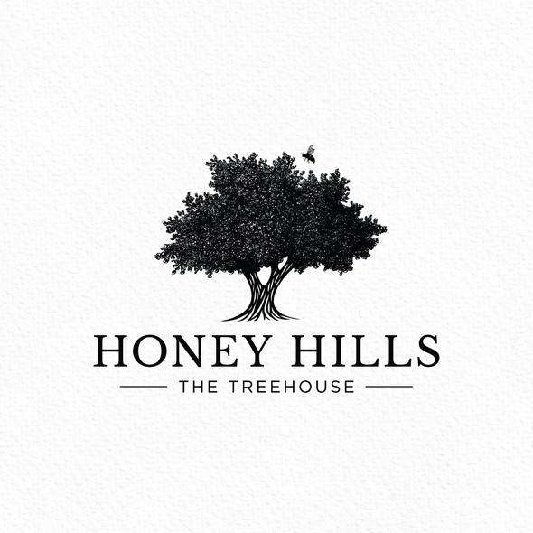 Orchard design with the title 'Honey Hills Apple Tree Orchard'