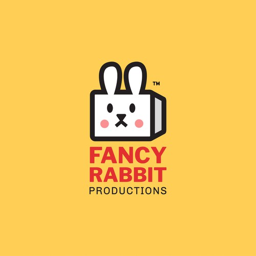 TV logo with the title 'Logo Design for Fancy Rabbit Productions'