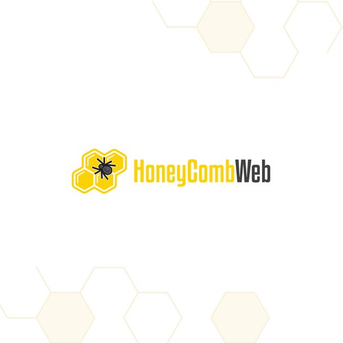 Spider design with the title 'Honey Comb Web'