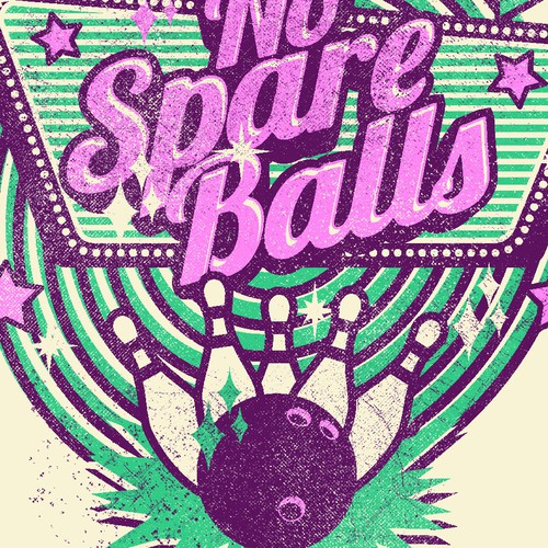 Bowling design with the title 'T's Design for Female Bowling Clubs'