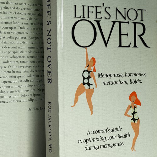 Creative book cover with the title 'Life's Not Over '