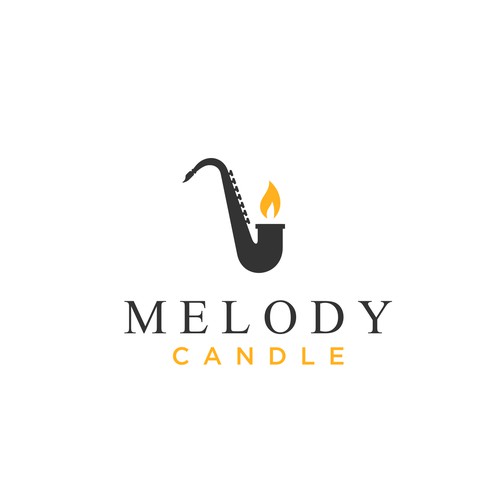 Instrument logo with the title 'Kreiere ein elegantes Design'