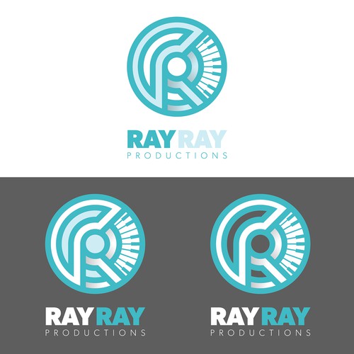 Piano logo with the title 'Logo Concept for Music Production House'