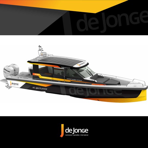 Mechanical design with the title 'Super Sport Boat Wrap'