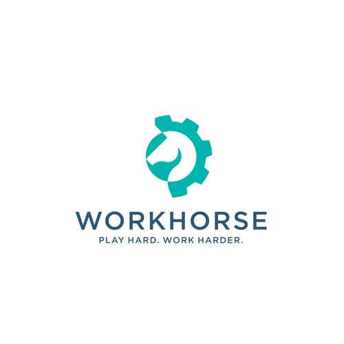 Horse brand with the title 'work horse'