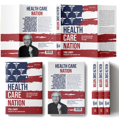 Winning book cover for Health Care Nation