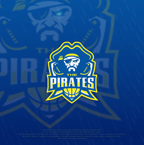 Team logo with the title 'The Pirates'