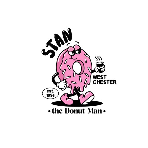 Donut  logo with the title 'Stan the Donut Man'