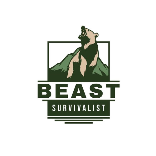 Beast design with the title 'Beast Survivalist or The Beast'