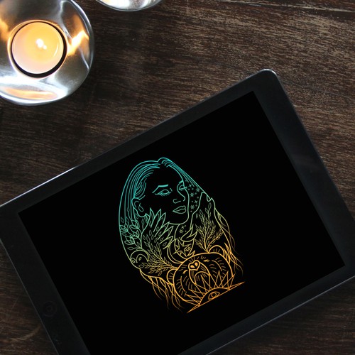 Spirit logo with the title 'Logo for podcast show/social media'