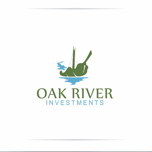 River logo with the title 'oak river'