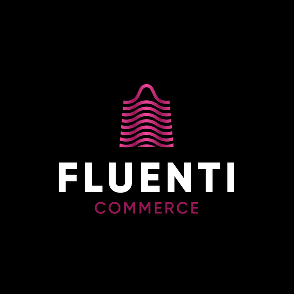 Shopping design with the title 'Fluenti Commerce'
