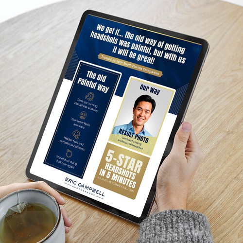 Design with the title 'Eric Campbell Photography'