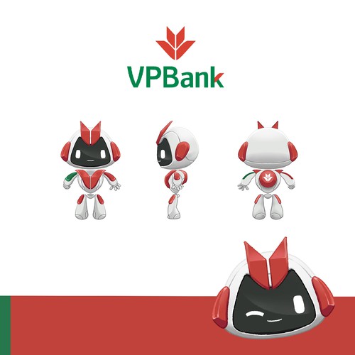 Droid design with the title 'Mascot concept '