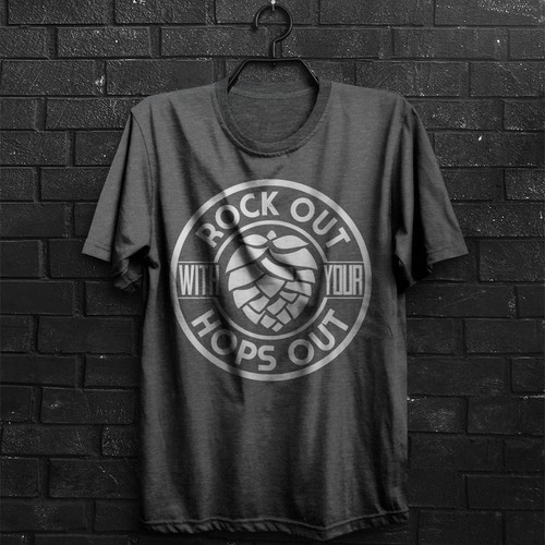 Beer t-shirt with the title 'Hops T-Shirt'