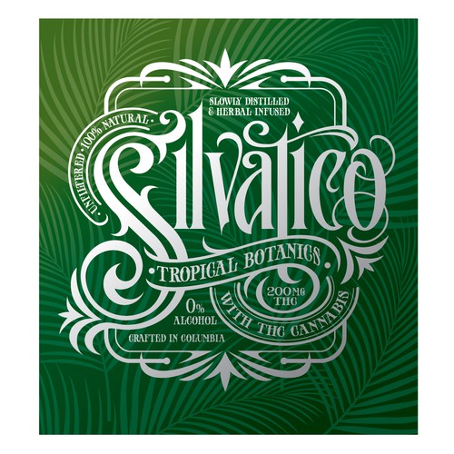 Cannabis label with the title 'S'