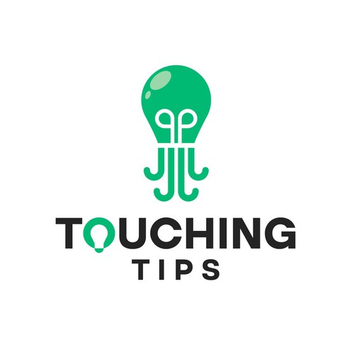 Octopus logo with the title 'Creative logo design for a motivational website'