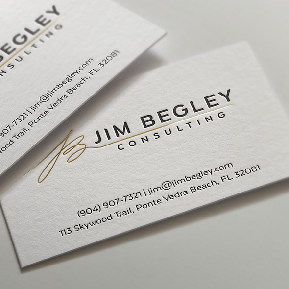 Signature brand with the title 'Jim Begley Consulting'