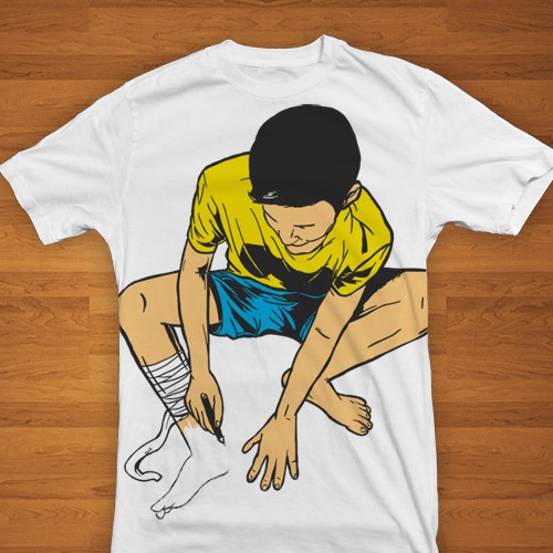 Cool t-shirt with the title 'YoorallaTEE - Yooralla/Dangerfield/99designs Tee Design Contest! $7000 in prizes'