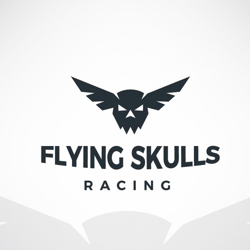 Flying logo with the title 'Flying Skulls Racing'