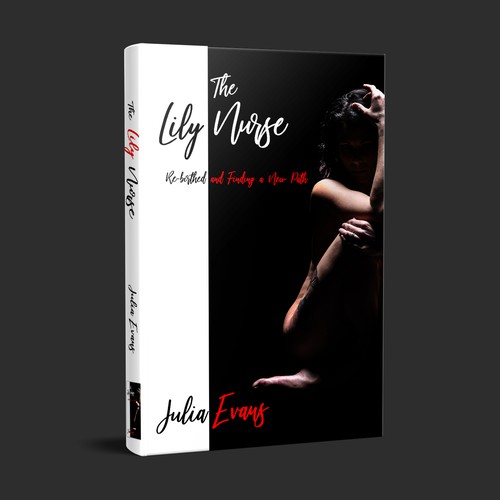 Autobiography book cover with the title 'The Lily Nurse'