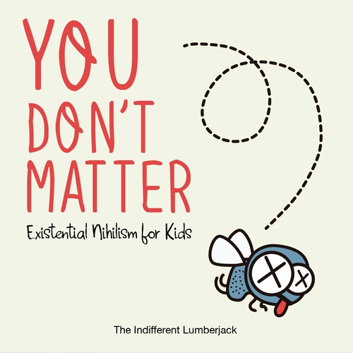 Kids book cover with the title 'Funny cover for a children's book'