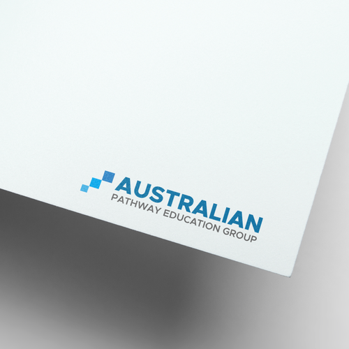 Aussie logo with the title ' Create a professional, sophisticated logo for an Australian education group'