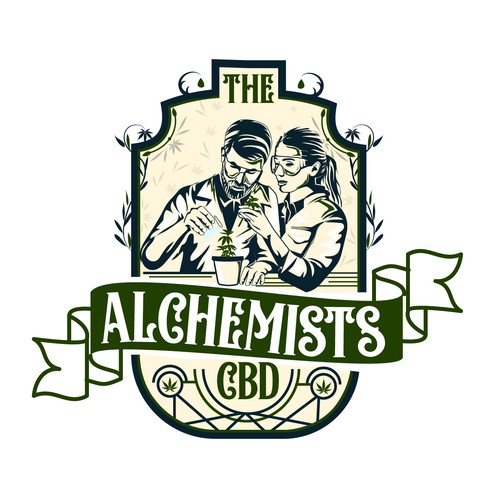 Alchemy design with the title 'CBD company'