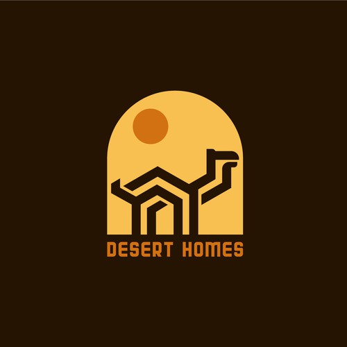 Desert logo with the title 'Desert-Homes'