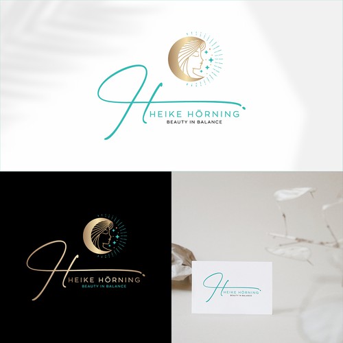 Anti aging logo with the title 'Heike Hörning - Beauty in balance'