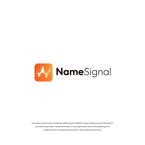 Voice logo with the title 'Name Signal'