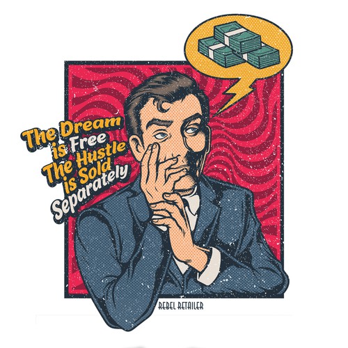 Pop art design with the title 'Pop art design tshirt'