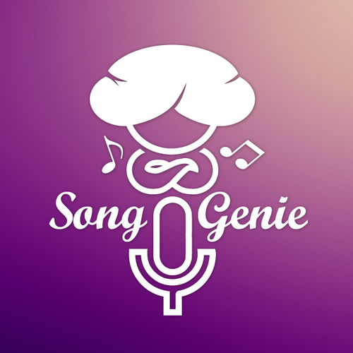 Song design with the title 'logo concept for a music app'