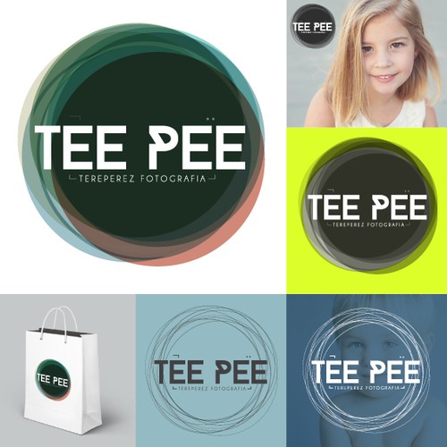 Lightning logo with the title 'Logo for a photography studio'