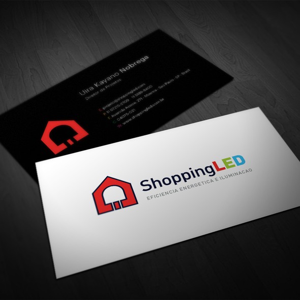 LED lighting design with the title 'Shopping LED'