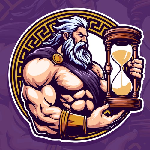 God design with the title 'chronos gpd esport logo design'