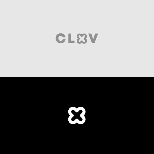 Shamrock logo with the title 'Clover Logo'