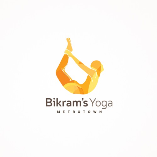 Contemporary logo with the title 'Bikram0s Yoga'