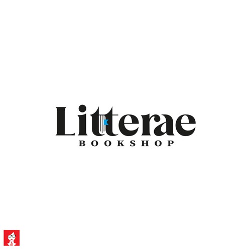 Bookstore logo with the title 'Litterae'